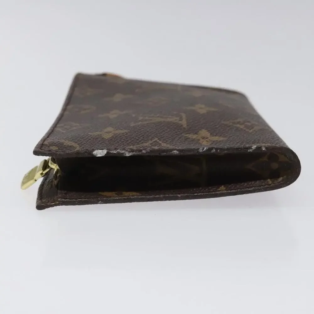 Louis Vuitton Monogram Bucket PM Accessory Pouch Brown